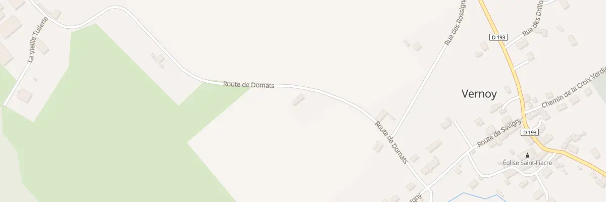 Plan du 3 Rte de Domats à Vernoy