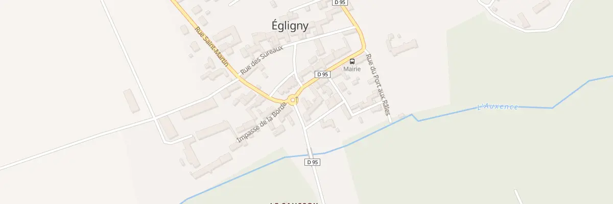 Plan du 1 Rue Saint-félicien à Égligny