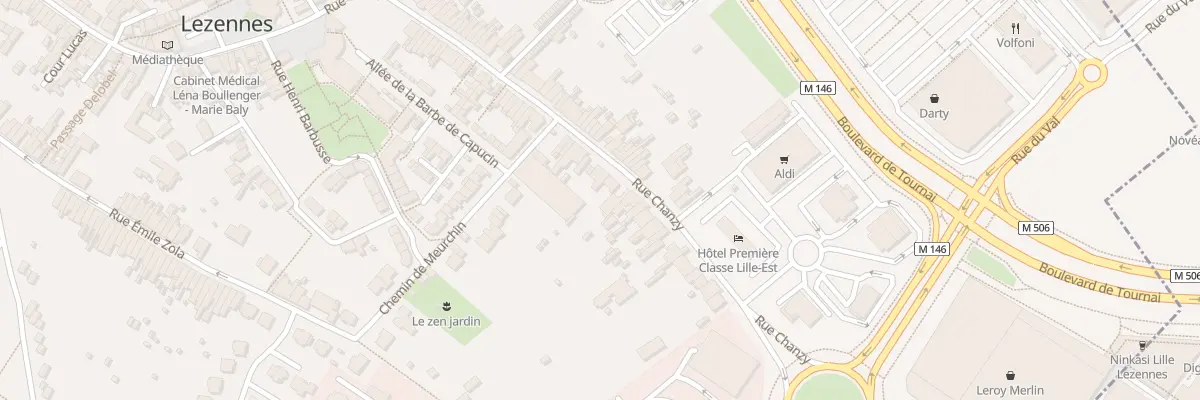 Plan du 54B Rue Chanzy à Lezennes