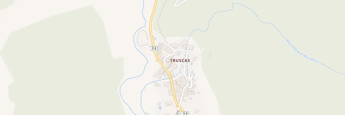 Plan du 6103F Truscas à Avène