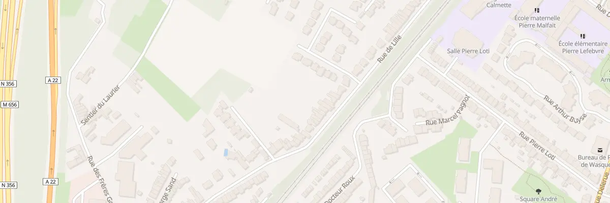 Plan du 172 Rue de Lille à Wasquehal