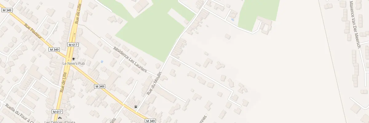 Plan du 10 Rue du Moulin à Roncq