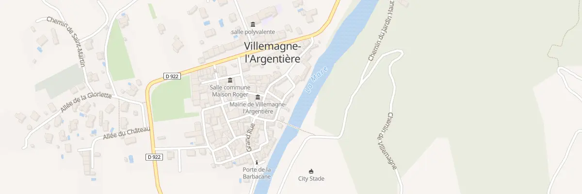 Plan du 6 Rue des Lavandières à Villemagne-l’Argentière