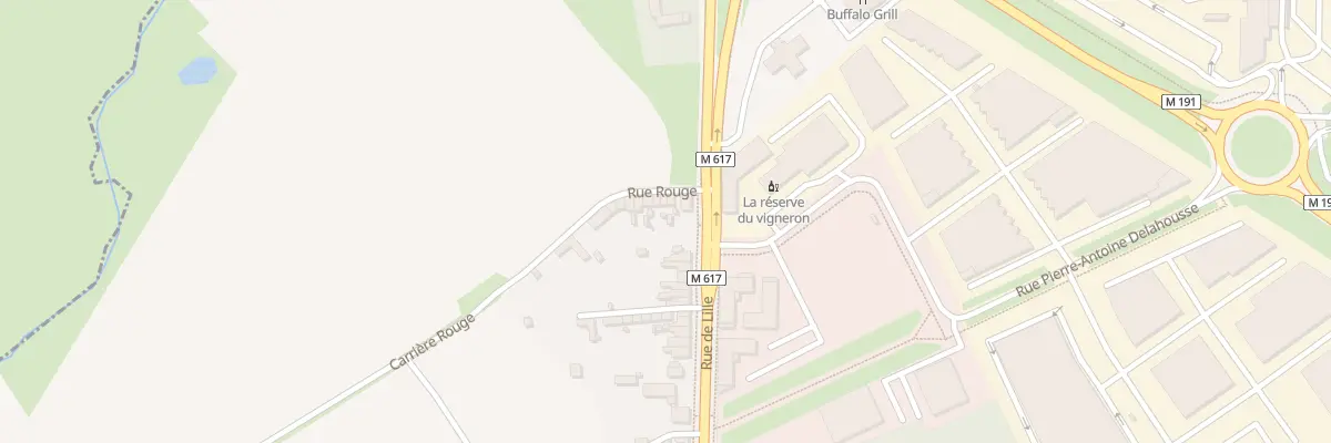 Plan du 3 Rue Rouge à Roncq
