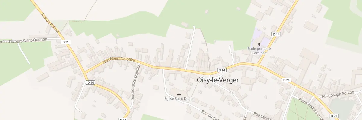 Plan du 6 Rue Louis Gilleron à Oisy-le-Verger