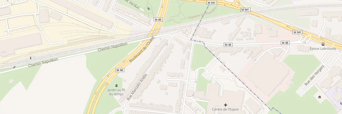 Plan du 15 Rue Marcelin Krebs à Lille