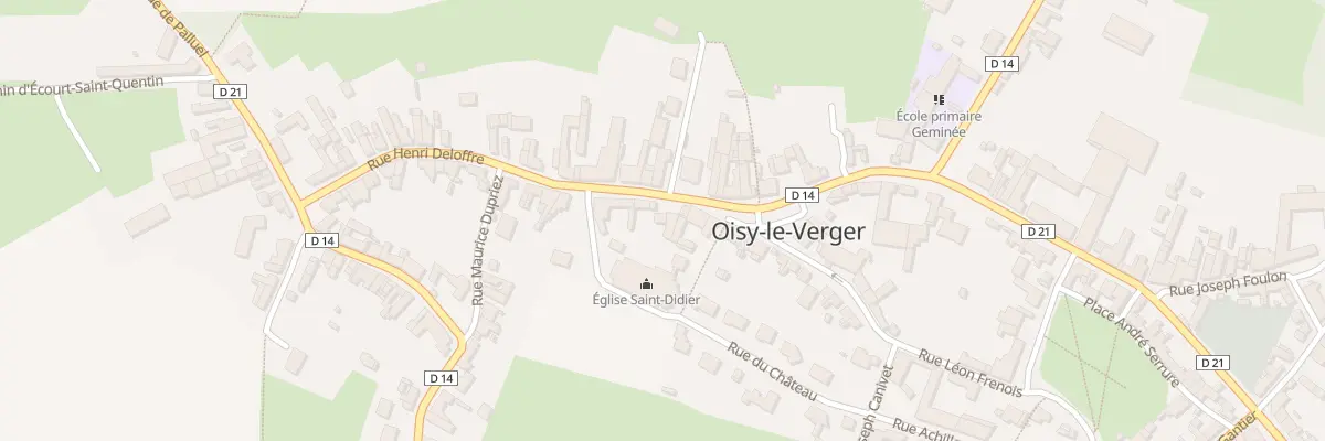 Plan du 1 Rue Louis Gilleron à Oisy-le-Verger