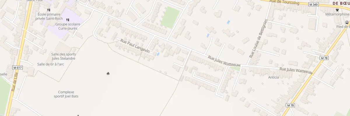 Plan du 66 Rue Jules Watteeuw à Roncq