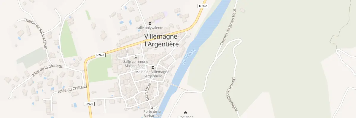Plan du 5012 Rue des Lavandières à Villemagne-l’Argentière