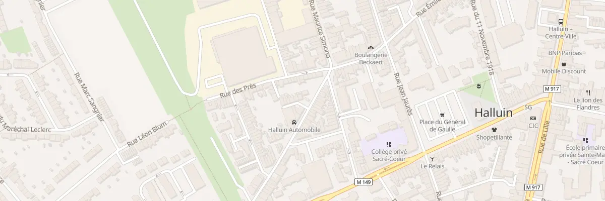 Plan du 76 Rue Émile Zola à Halluin