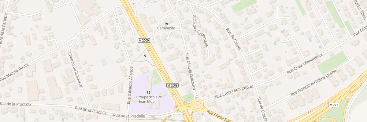 Plan du 66 Rue Claude Guichard à Clermont-Ferrand