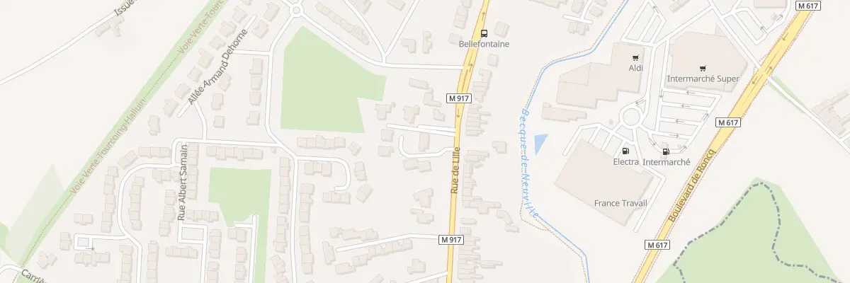 Plan du 384 Rue de Lille à Halluin