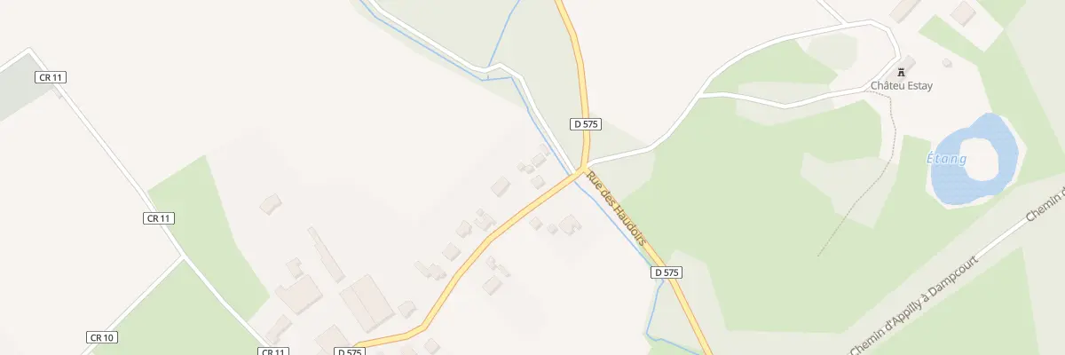 Plan du 485 Rue du Moulin à Appilly