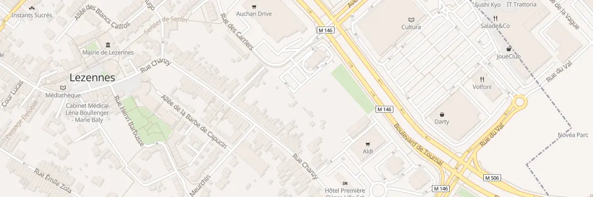 Plan du 73 Rue Chanzy à Lezennes