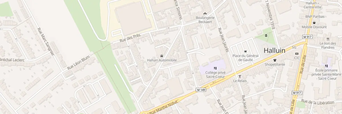 Plan du 99 Rue Émile Zola à Halluin