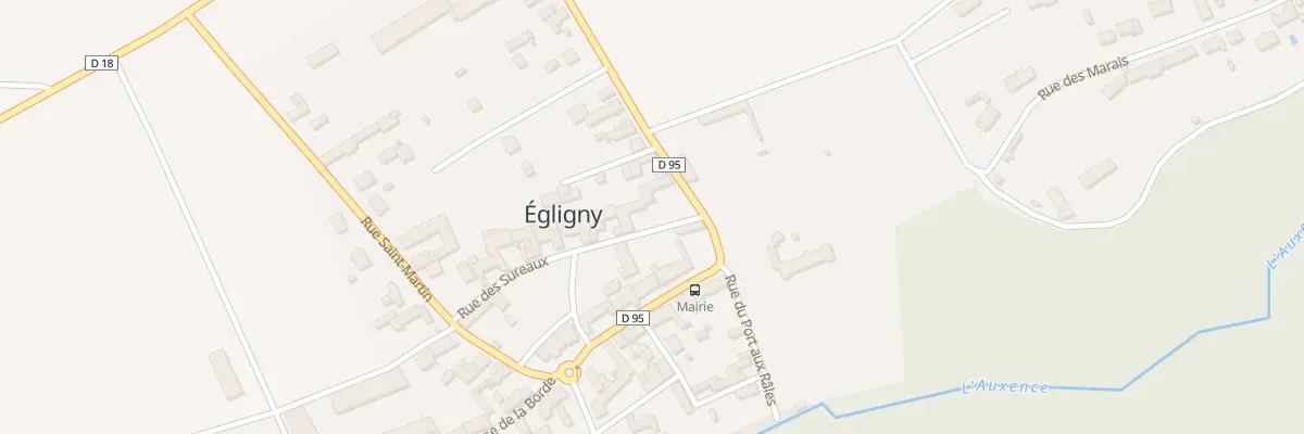 Plan du 2 Rue des Sureaux à Égligny