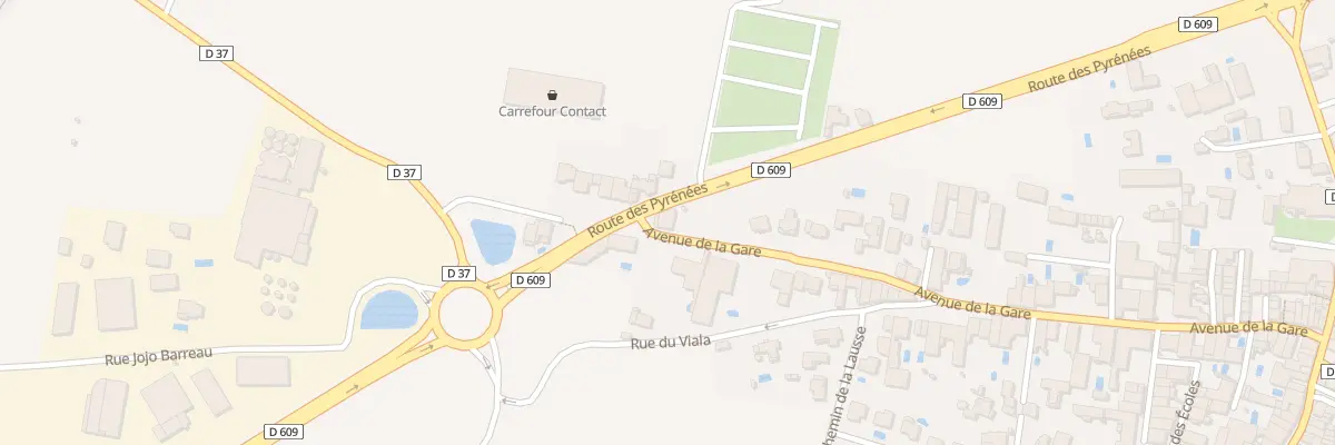 Plan du 54 Av de la Gare à Nissan-lez-Enserune