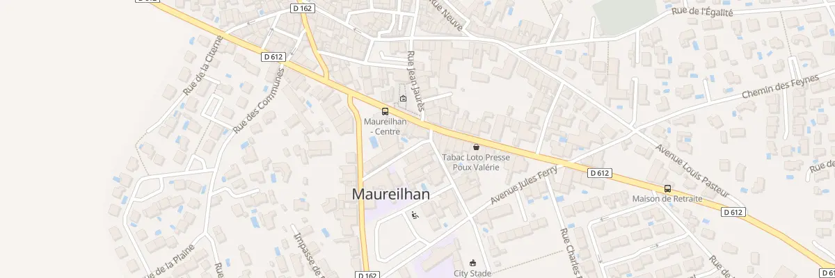 Plan du 2 Av du Stade à Maureilhan