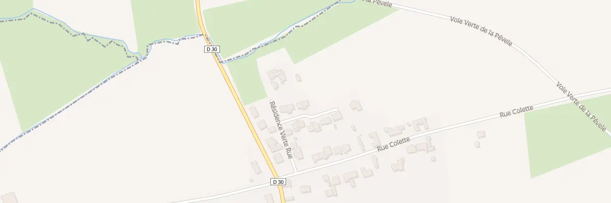 Plan du 13 Res Verte Rue à Faumont