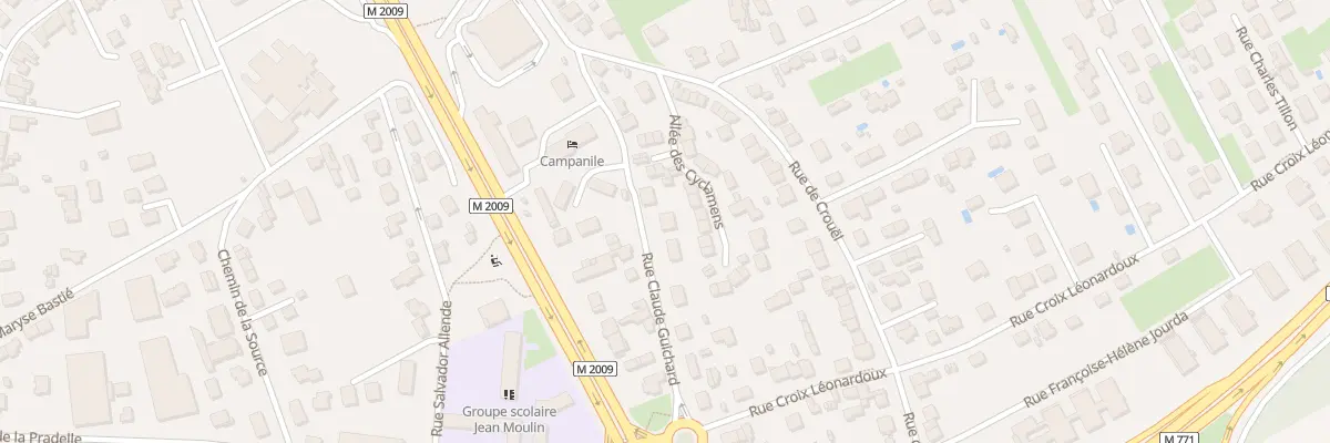 Plan du 79 Rue Claude Guichard à Clermont-Ferrand