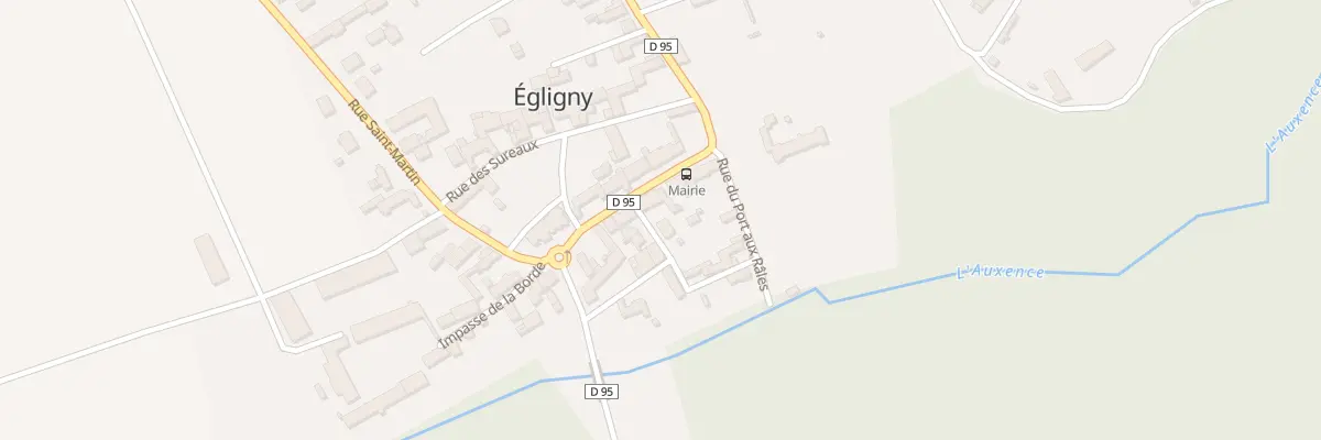 Plan du 1 Rue des Ormes à Égligny