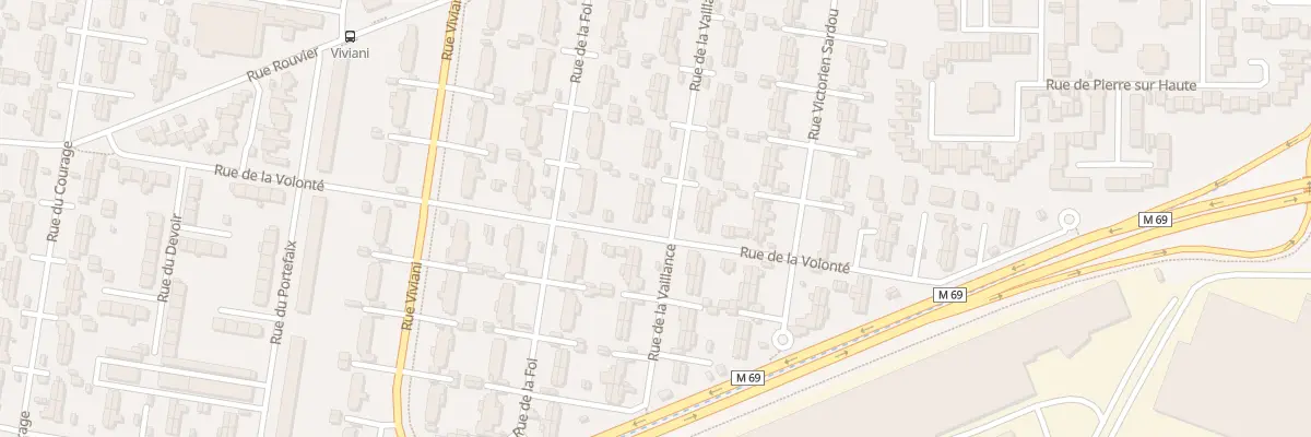 Plan du 21 Rue de la Vaillance à Clermont-Ferrand