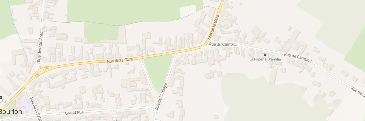 Plan du 20A Rue de la Gare à Bourlon