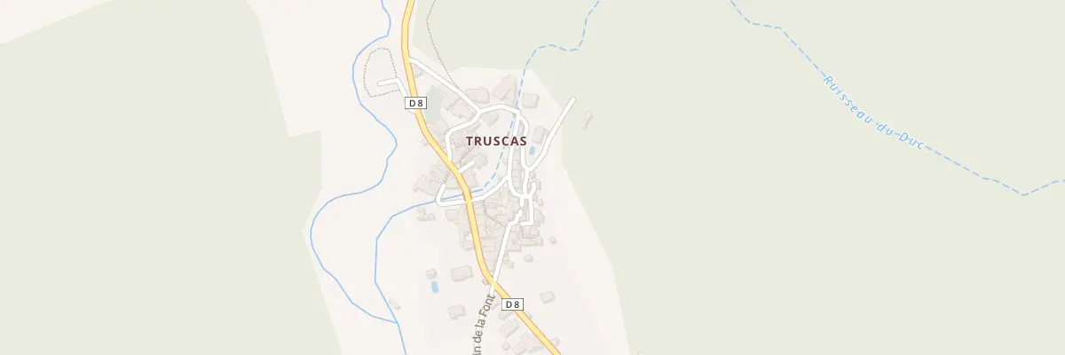Plan du 6096F Truscas à Avène