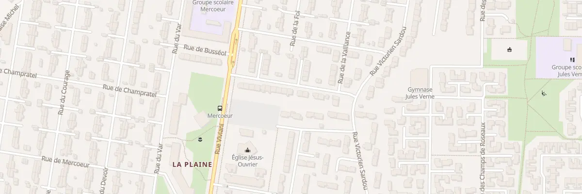 Plan du 20 Rue de la Jeunesse à Clermont-Ferrand