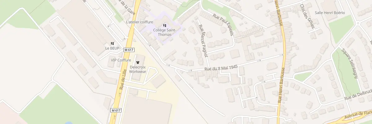 Plan du 29 Rue du Huit Mai 1945 à Roncq