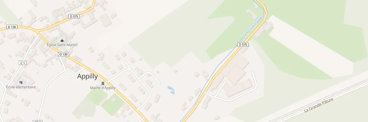 Plan du 199 Rue des Haudoirs à Appilly