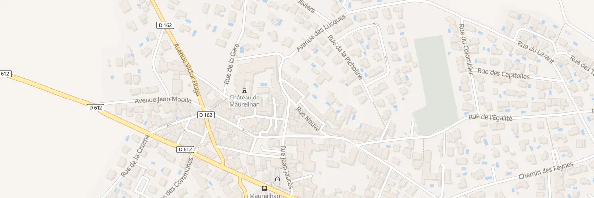 Plan du 1 Rue Perdue à Maureilhan
