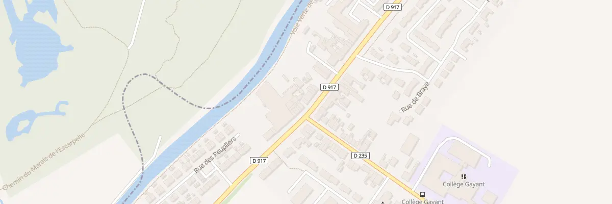 Plan du 3431 Rte de Tournai à Douai