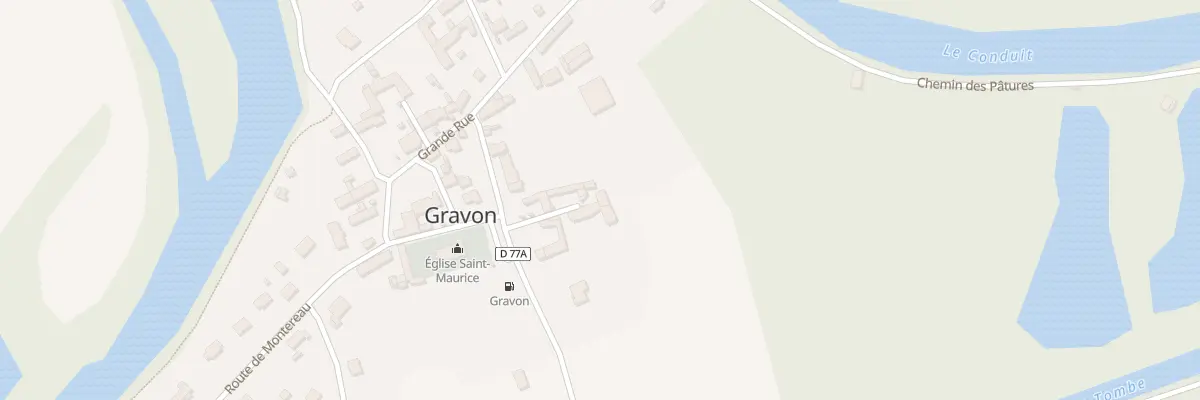 Plan du 1 Imp Saint-Maurice à Gravon