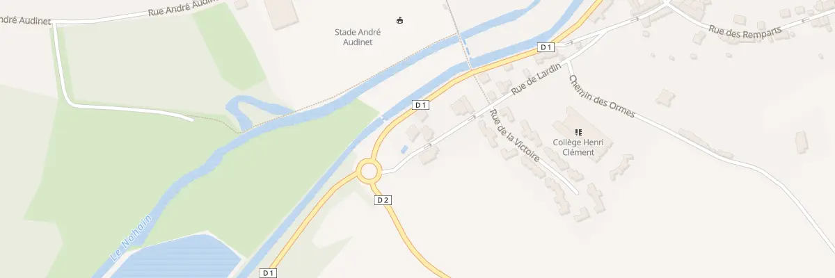 Plan du 20 Rue de Lardin à Donzy