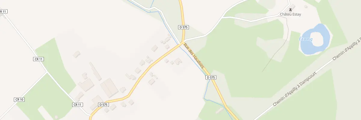 Plan du 476 Rue du Moulin à Appilly