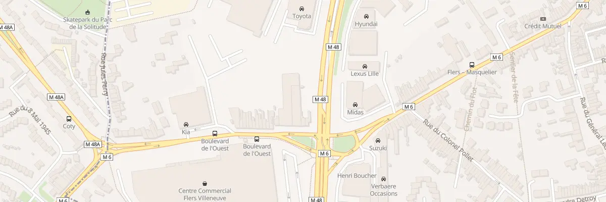 Plan du 87 Rue Jules Guesde à Villeneuve-d’Ascq