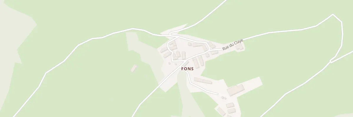 Plan du 6010 Fons à Saint-Mary-le-Plain