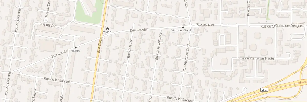 Plan du 45 Rue de la Vaillance à Clermont-Ferrand