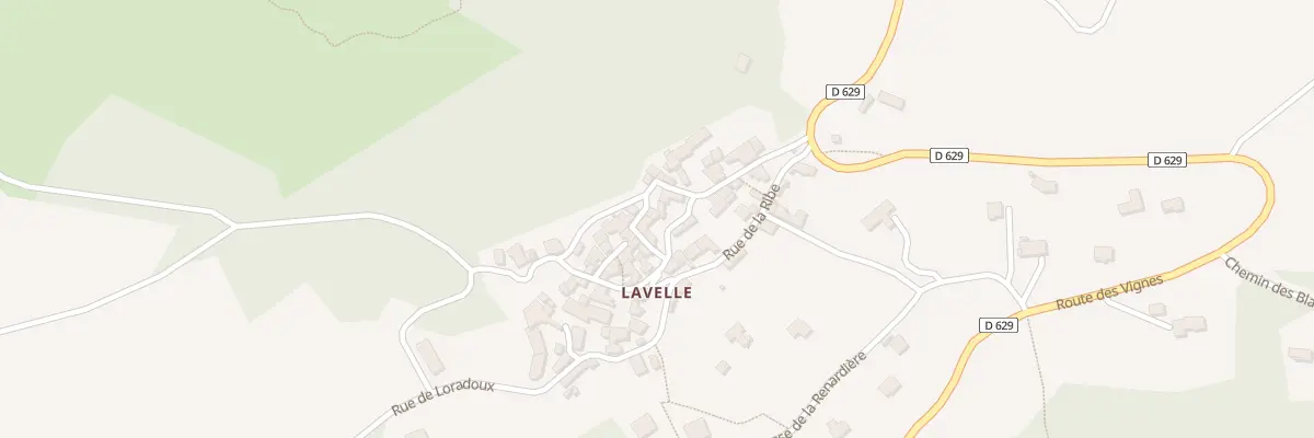 Plan du 9002 Rue de la Chapelle ( Lavelle ) à Saint-Vincent