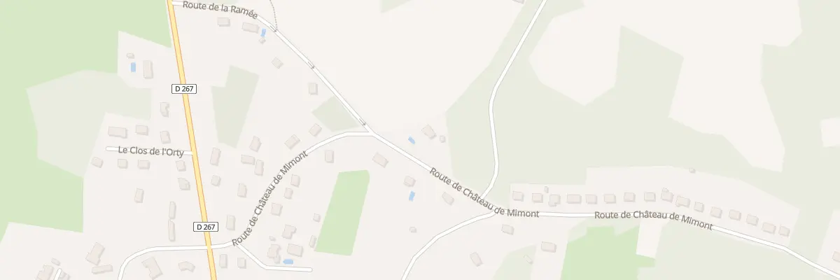 Plan du 664 Rte du Château de Mimont à Parigny-les-Vaux