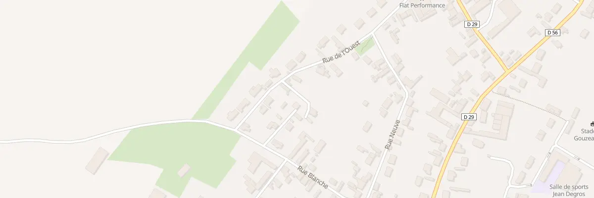 Plan du 94 Rue de l’Ouest à Gouzeaucourt