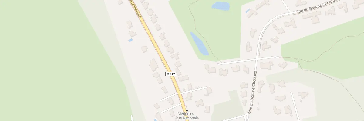 Plan du 275 Rte Nationale à Mérignies
