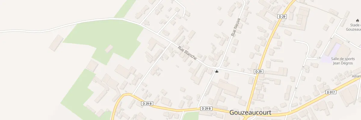 Plan du 185 Rue Blanche à Gouzeaucourt