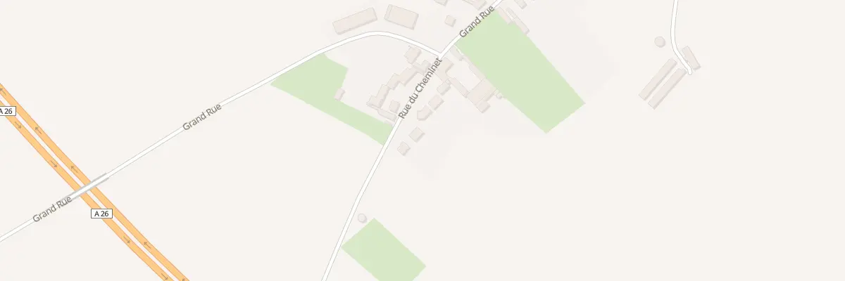 Plan du 7 Rue du Cheminet à Anneux