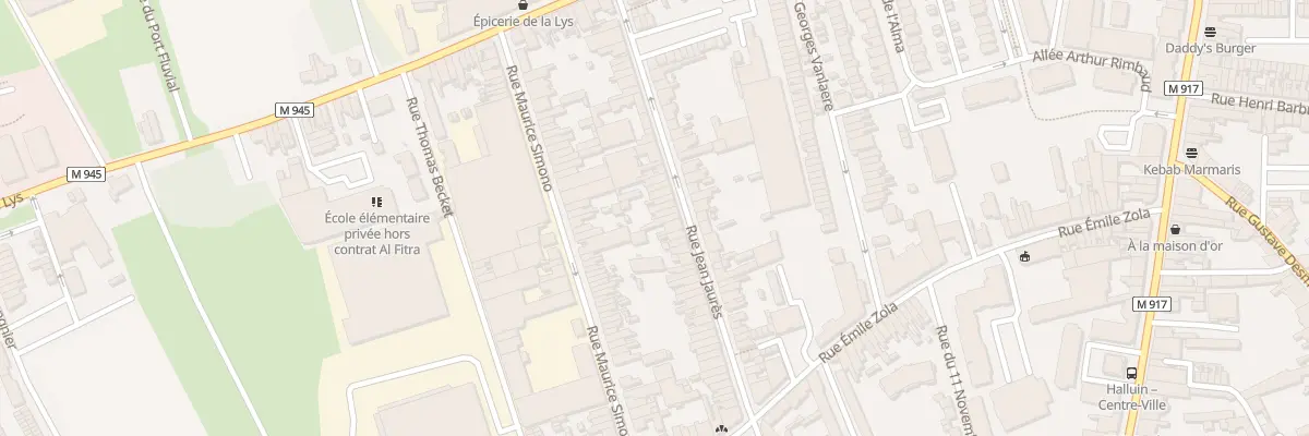 Plan du 131 Rue Jean Jaurès à Halluin