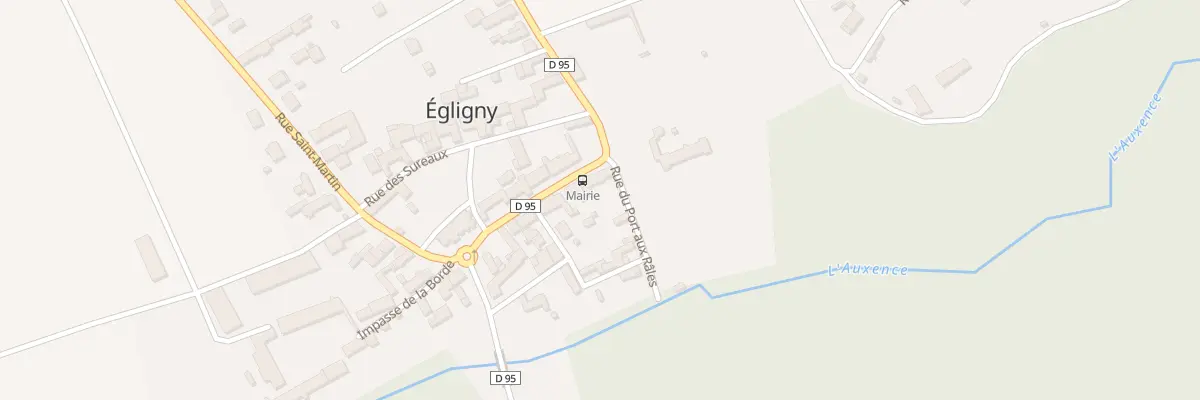 Plan du 2 Rue du Port aux Rales à Égligny