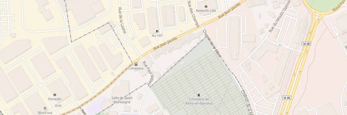 Plan du 18 Rue Jean Jaures à Villeneuve-d’Ascq