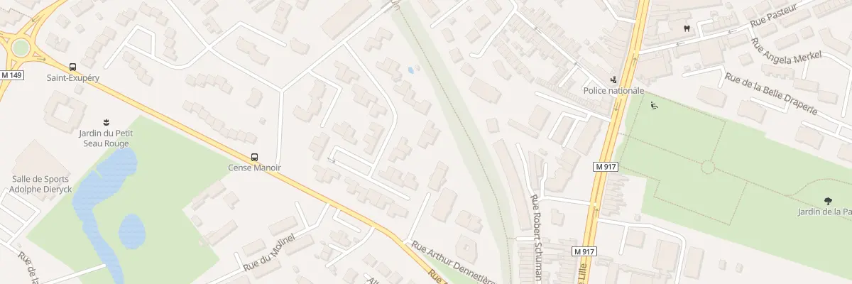 Plan du 13 Sq Saint-Exupéry à Halluin