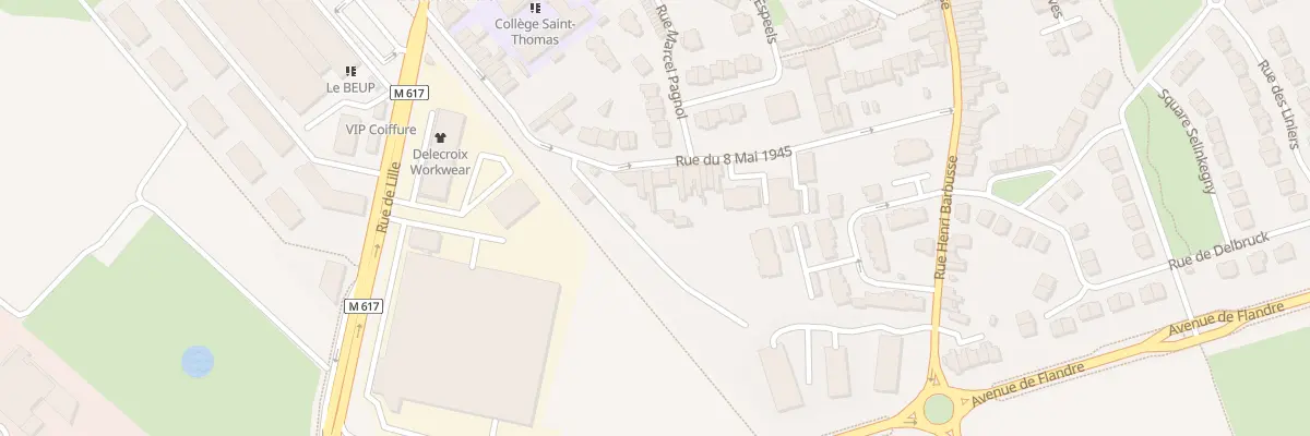 Plan du 6 Rue du Huit Mai 1945 à Roncq